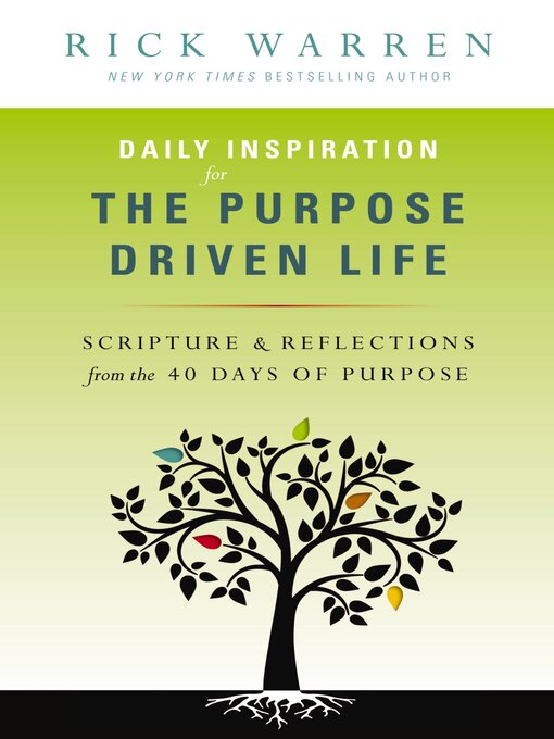 Title details for Daily Inspiration for the Purpose Driven Life by Rick Warren - Wait list